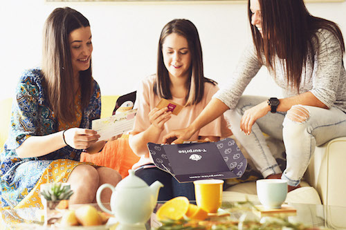 People sipping a cup of tea